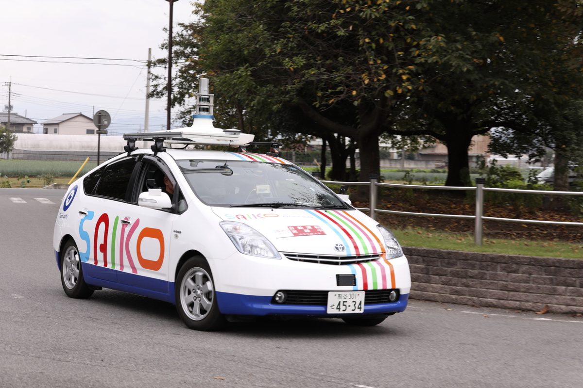 SAIKOカラーの実験車